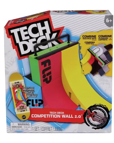 Комплект скейтборди за пръсти Tech Deck - Competition Wall 2.00, X-Connect - 1